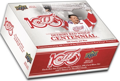 2025-26 Upper Deck Detroit Red Wings Centennial Box Set