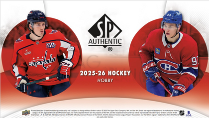 2025-26 Upper Deck SP Authentic Hockey Hobby Pack