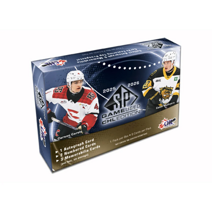 2025-26 Upper Deck CHL SP Game Used Hockey Hobby Box
