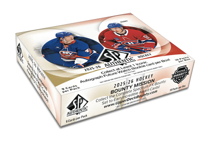 2025-26 Upper Deck SP Authentic Hockey Hobby Box