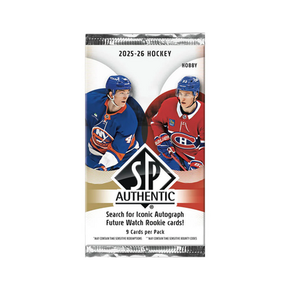 2025-26 Upper Deck SP Authentic Hockey Hobby Pack