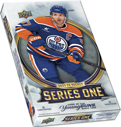 2025-26 Upper Deck Series 1 Hockey Hobby Case (12 Boxes)