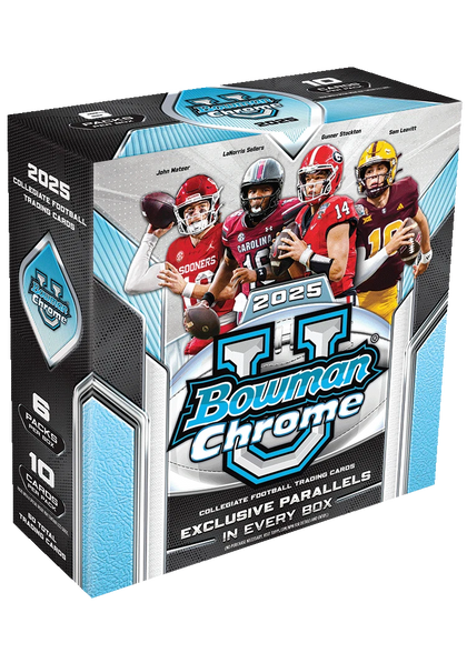 2025 Bowman Chrome University Football Mega Box