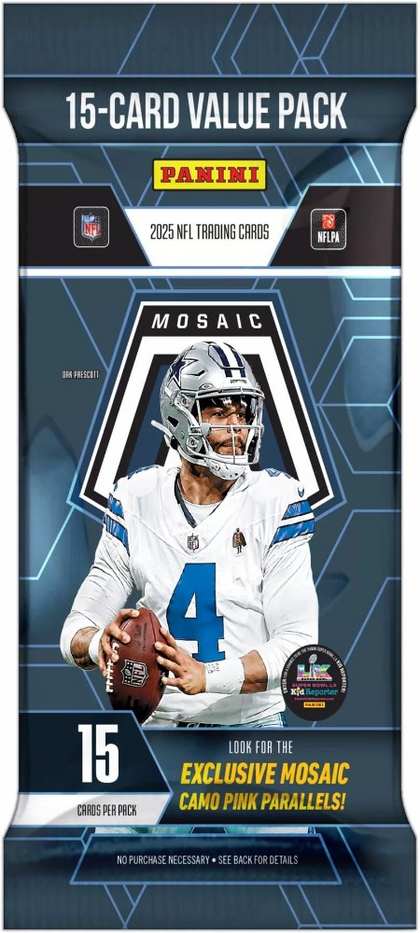 2025 Panini Mosaic Football Jumbo Value Pack
