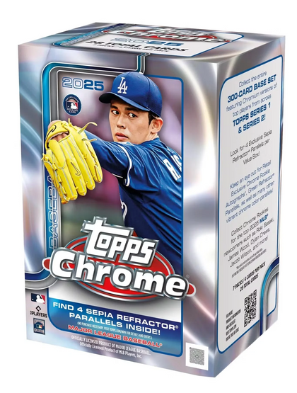 2025 Topps Chrome Baseball Blaster Box