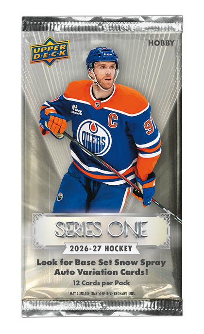 2026-27 Upper Deck Series 1 Hockey Hobby Pack