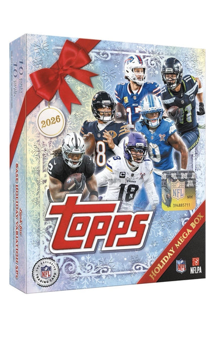 2026 Topps Holiday NFL Football Mega Box