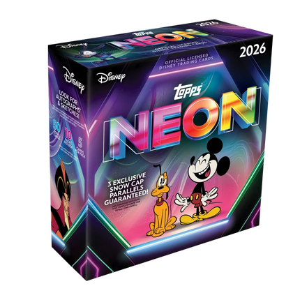 2026 Topps Neon Disney Mega Box