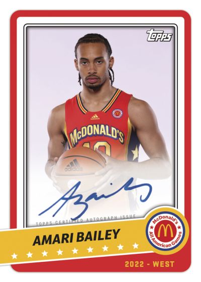 2022 Topps Chrome McDonald's All American Basketball Hobby Box - Collector's Avenue