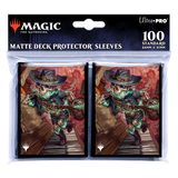 MTG Magic The Gathering Ultra Pro Deck Protector 100ct Sleeves - Outlaws of Thunder Junction - Key Art 1