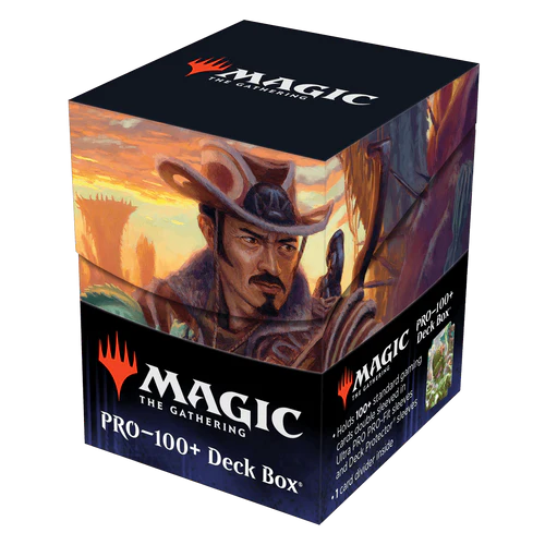 MTG Magic The Gathering Ultra Pro 100+ Deck Box - Outlaws of Thunder Junction - B