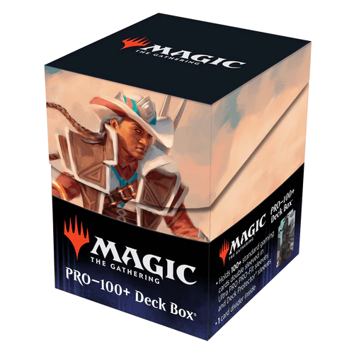 MTG Magic The Gathering Ultra Pro 100+ Deck Box - Outlaws of Thunder Junction - Key Art 5 - Collector's Avenue