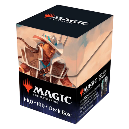 MTG Magic The Gathering Ultra Pro 100+ Deck Box - Outlaws of Thunder Junction - Key Art 5 - Collector's Avenue