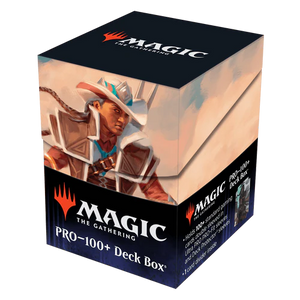 MTG Magic The Gathering Ultra Pro 100+ Deck Box - Outlaws of Thunder Junction - Key Art 5