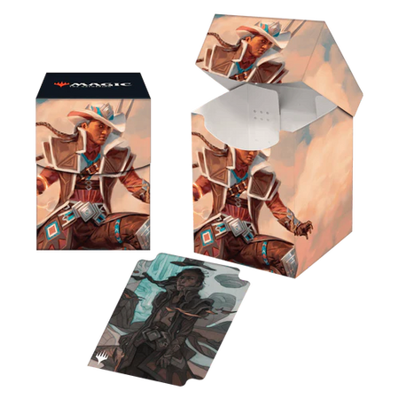 MTG Magic The Gathering Ultra Pro 100+ Deck Box - Outlaws of Thunder Junction - Key Art 5 - Collector's Avenue