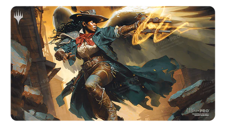 MTG Magic The Gathering Ultra Pro Playmat - Outlaws of Thunder Junction - White - Collector's Avenue