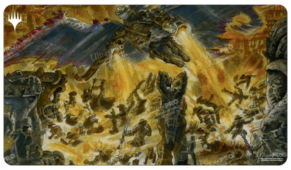 MTG Magic The Gathering Ultra Pro Playmat - Outlaws of Thunder Junction - Black - Collector's Avenue