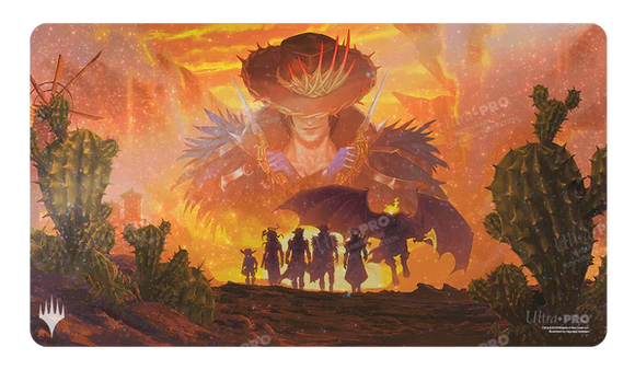 MTG Magic The Gathering Ultra Pro Playmat - Outlaws of Thunder Junction - Holofoil