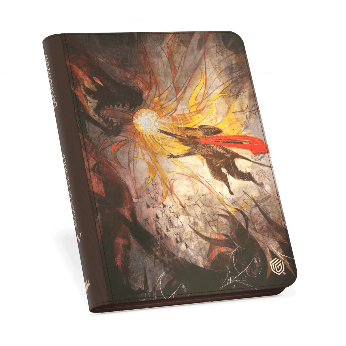 MTG Magic The Gathering Ultimate Guard 18 Pocket Zipfolio 360 Xenoskin Sideloading Binder - Bloomburrow - V4 - Collector's Avenue