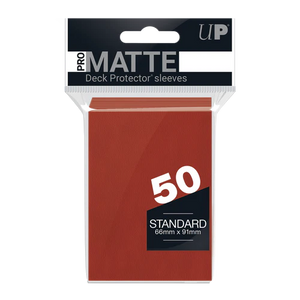 Ultra PRO PRO-Matte Standard Deck Protector Sleeves 50ct Red