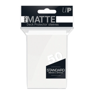 Ultra PRO PRO-Matte Standard Deck Protector Sleeves 50ct White