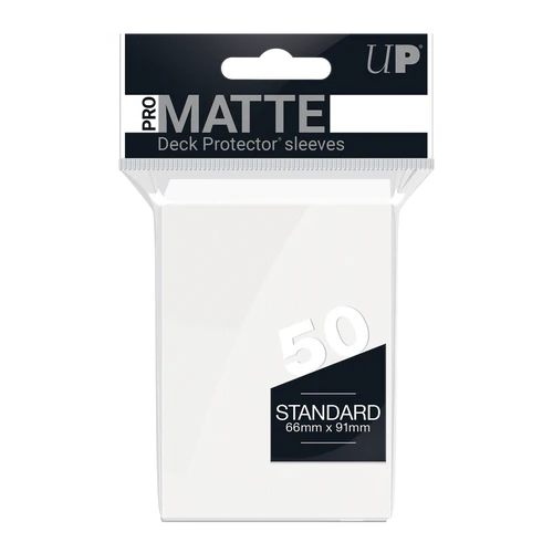 Ultra PRO PRO-Matte Standard Deck Protector Sleeves 50ct White