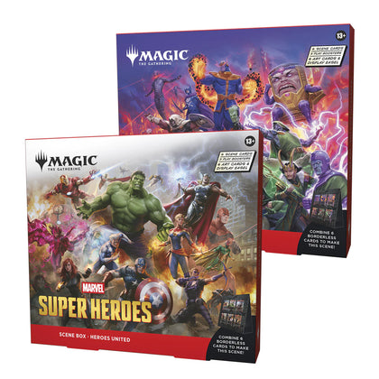 MTG Magic The Gathering - Marvel Super Heroes - Scene Box Set Of 2