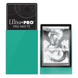 Ultra PRO PRO-Matte Standard Deck Protector Sleeves 50ct Aqua - Collector's Avenue