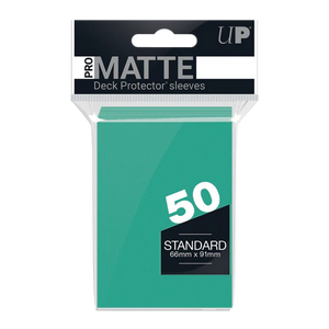 Ultra PRO PRO-Matte Standard Deck Protector Sleeves 50ct Aqua