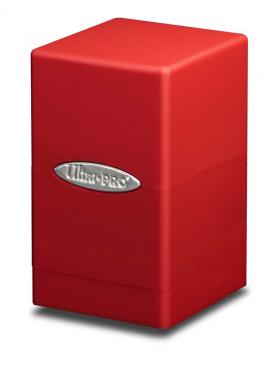 Ultra Pro Deck Box - Satin Tower - Red - Collector's Avenue