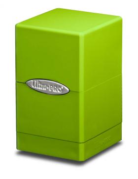 Ultra Pro Deck Box - Satin Tower - Lime Green - Collector's Avenue