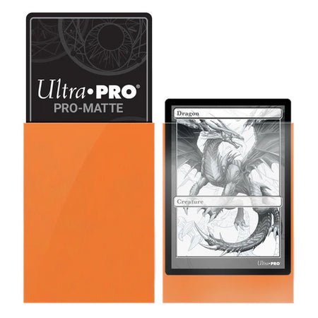 Ultra PRO PRO-Matte Standard Deck Protector Sleeves 50ct Orange - Collector's Avenue