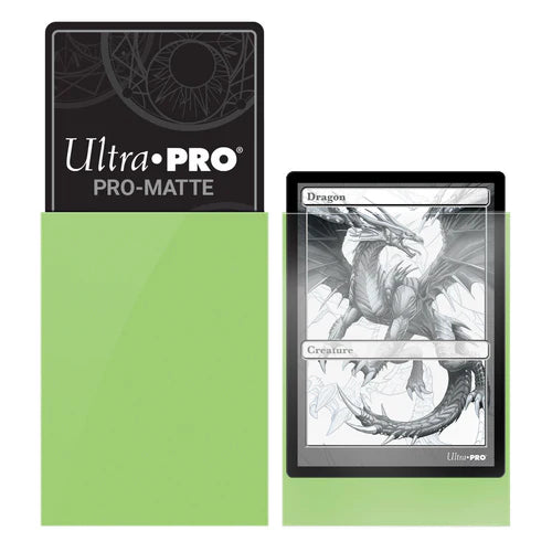 Ultra PRO PRO-Matte Standard Deck Protector Sleeves 50ct Lime Green - Collector's Avenue