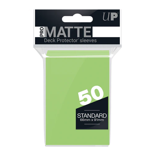 Ultra PRO PRO-Matte Standard Deck Protector Sleeves 50ct Lime Green - Collector's Avenue