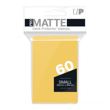 Ultra PRO Pro-Matte Small Deck Protector Sleeves 60ct Yellow - Collector's Avenue