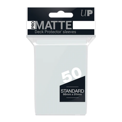 Ultra PRO PRO-Matte Standard Deck Protector Sleeves 50ct Clear - Collector's Avenue