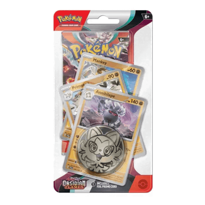 Pokemon Scarlet and Violet Obsidian Flames Checklane Blister - Annihilape - Collector's Avenue