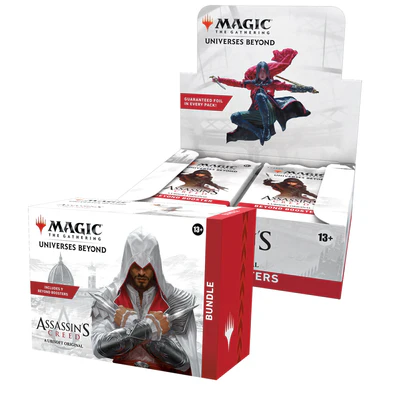 Mtg Magic The Gathering - Universes Beyond: Assassin's Creed (Beyond Booster Box + Bundle) Combo #1
