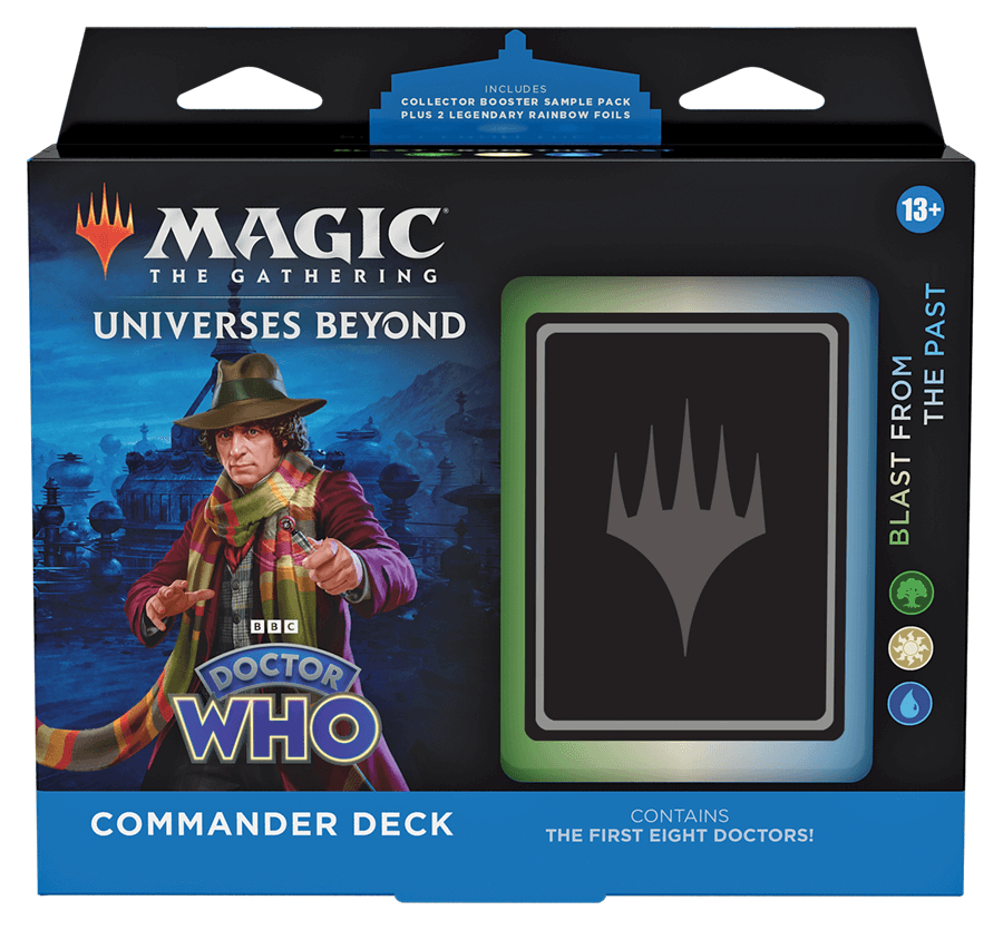 MTG Magic The Gathering Universes Beyond Doctor Who Commander Deck - Blast from the Past - Collector's Avenue