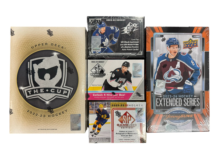 GROUP BREAK 719 TEAM RANDOM 5 BOX MIX - The Cup - Game Used - Spx +++