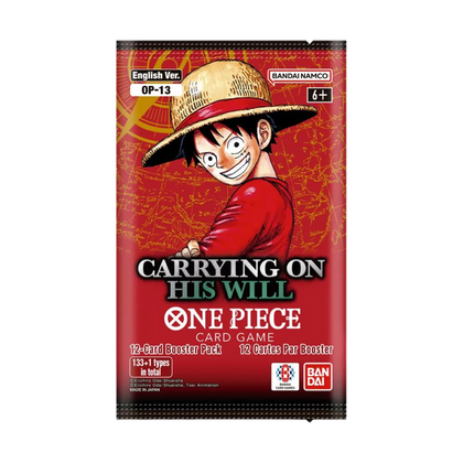 One Piece Card Game OP-13 Carrying On His Will Booster Pack