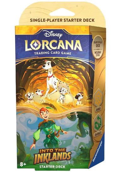 Disney Lorcana - Into the Inklands Starter Deck Amber & Emerald - Collector's Avenue