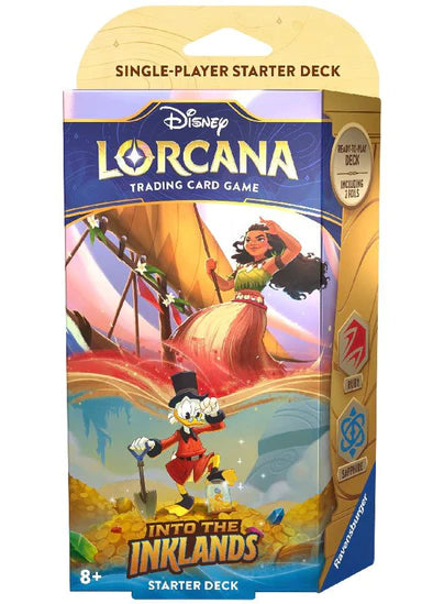 Disney Lorcana - Into the Inklands Starter Deck Ruby & Sapphire - Collector's Avenue