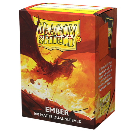 Dragon Shield Dual Matte Standard Size 100 ct. Ember - Collector's Avenue