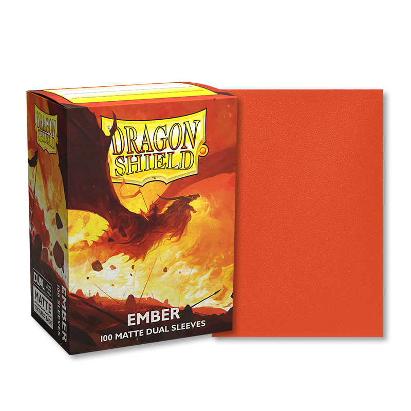 Dragon Shield Dual Matte Standard Size 100 ct. Ember - Collector's Avenue