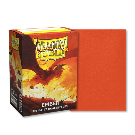 Dragon Shield Dual Matte Standard Size 100 ct. Ember - Collector's Avenue