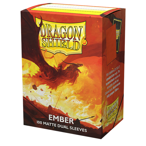 Dragon Shield Dual Matte Standard Size 100 ct. Ember
