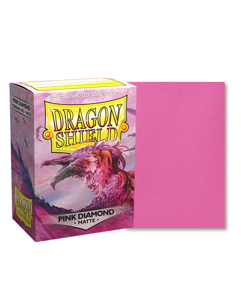 Dragon Shield Matte Standard Size 100 ct. Pink Diamond - Collector's Avenue