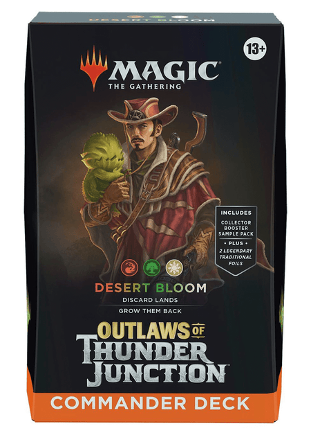 MTG Magic The Gathering - Outlaws of Thunder Junction - Commander Deck - Desert Bloom - Collector's Avenue