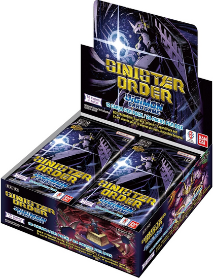 Digimon Card Game - EX-10 - Sinister Order Extra Booster Box Collector's Avenue Digimon Card Game - EX-10 - Sinister Order Extra Booster Box Collector's Avenue